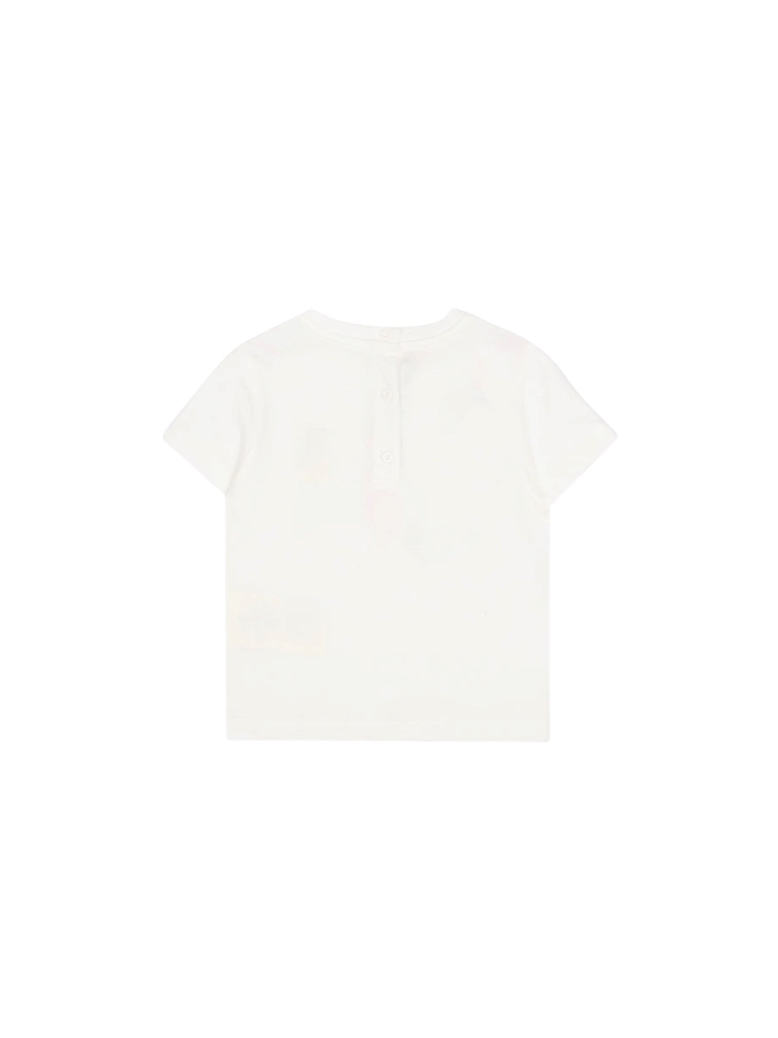 T-shirt bianca con stampa fiocco Fendi