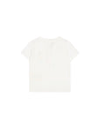 T-shirt bianca con stampa fiocco Fendi