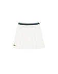 Gonna bianca con dettagli logo Lacoste