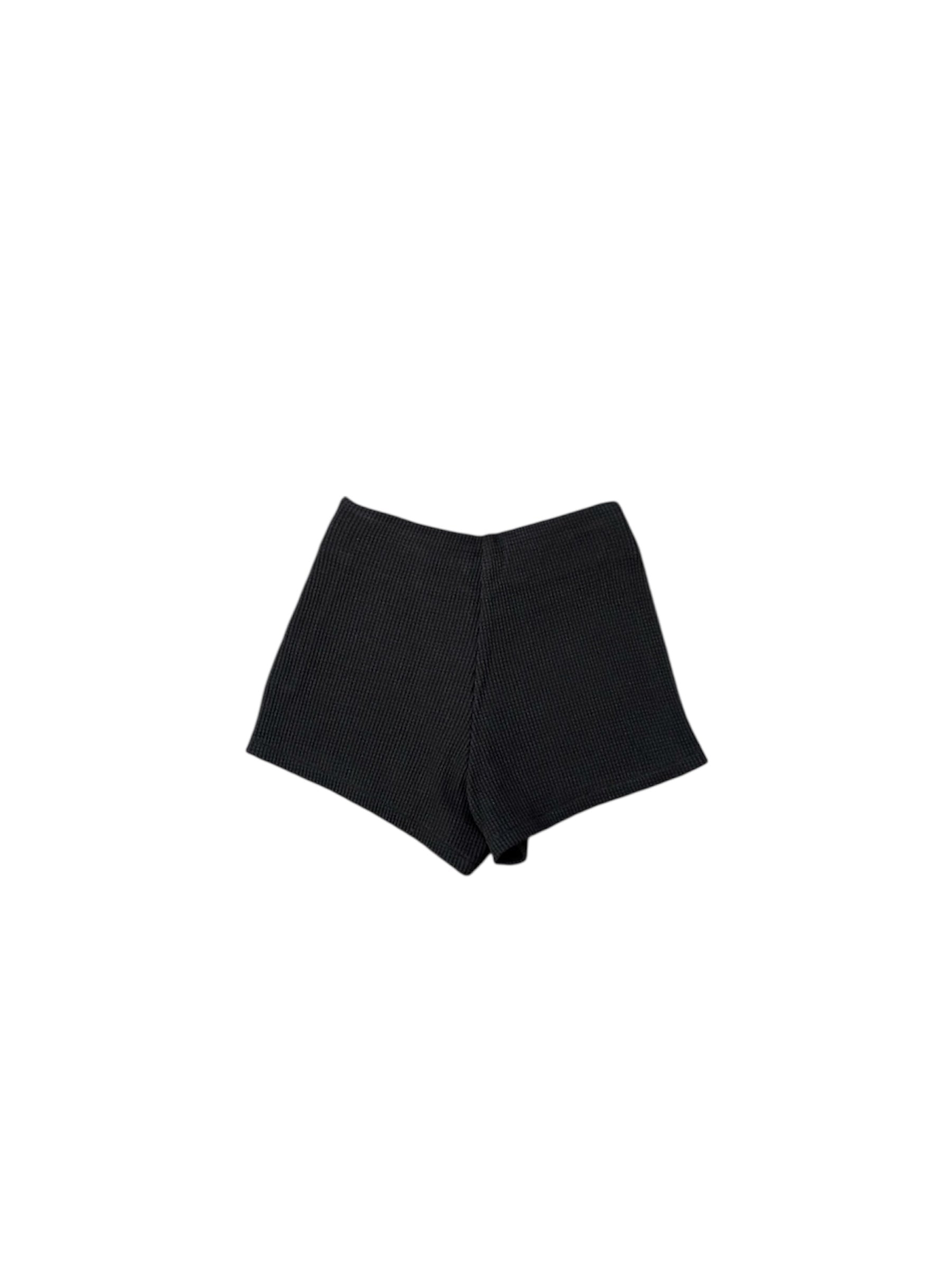 Pantaloncino nero con stampa logo Palm Angels