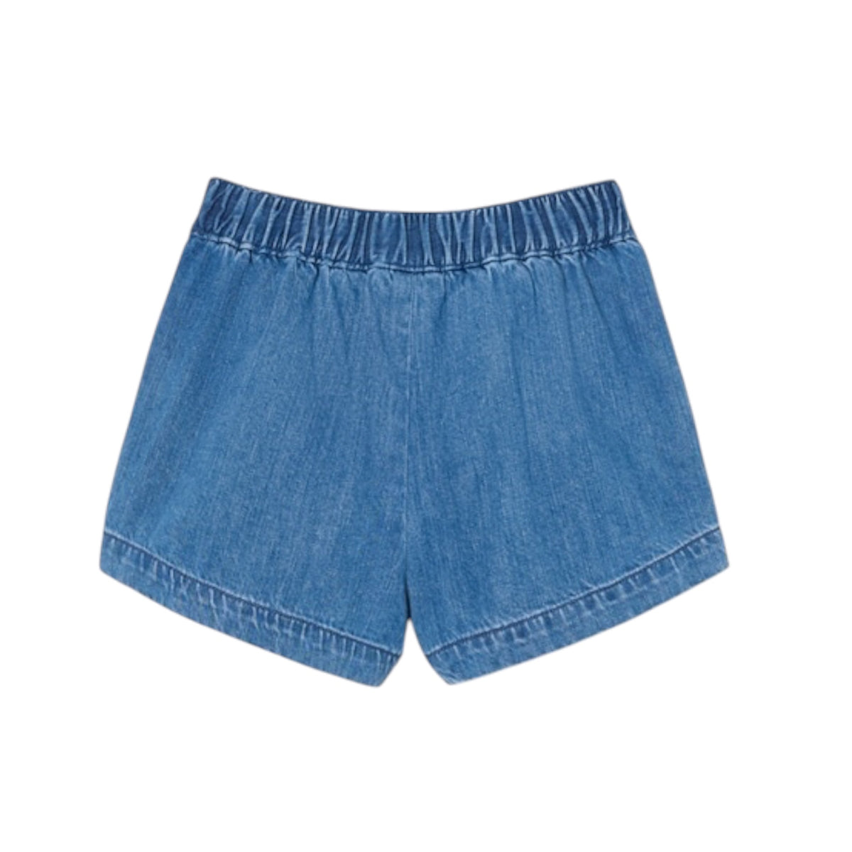 Pantaloncino in jeans con dettagli logo Lacoste