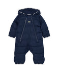 Eschimo blu con patch logo Lacoste frontale