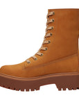 Stivali beige platform con risvolto Timberland
