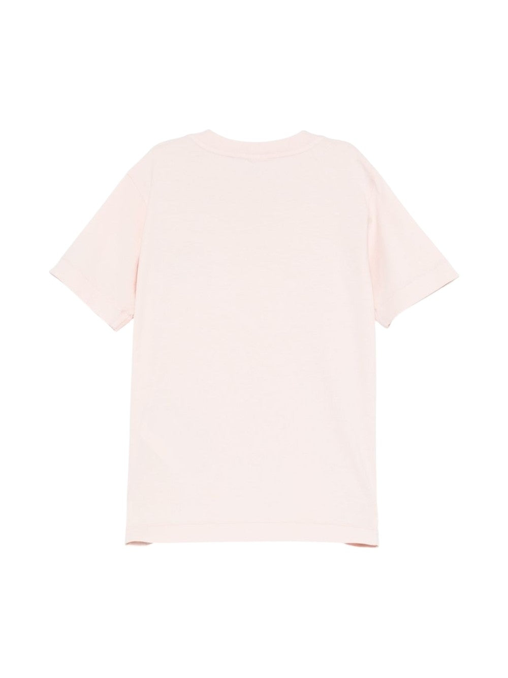 T-shirt rosa chiaro con dettaglio logo Stone Island