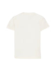T-shirt bianca con stampa Moncler