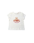 T-shirt bianca con stampa Winnie the Pooh Disney x Monnalisa