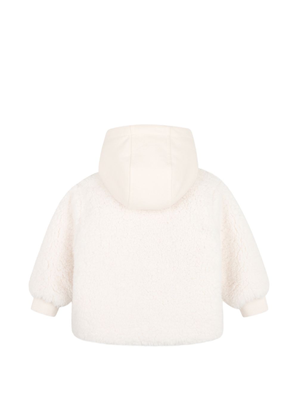 Felpa teddy panna con dettagli logo Timberland