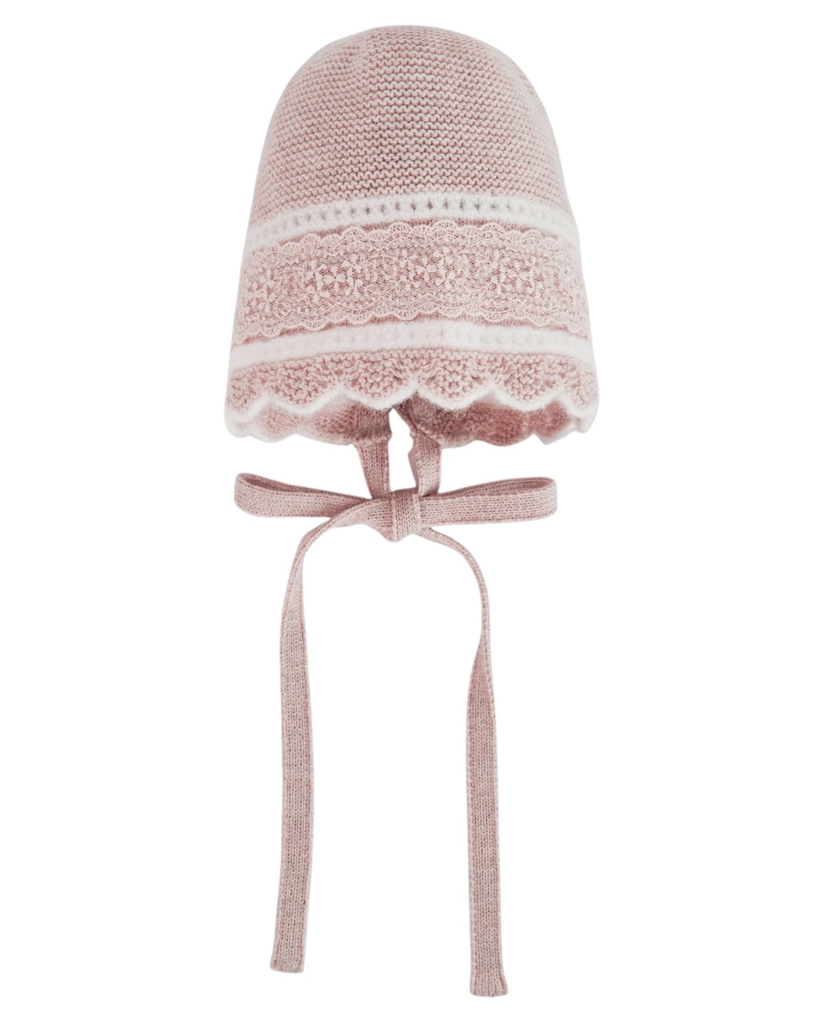 Cappello rosa con laccetti e dettagli logo Paz Rodriguez