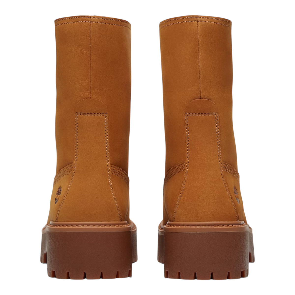 Stivali beige platform con risvolto Timberland