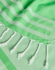 Telo mare verde con dettaglio logo Sundek