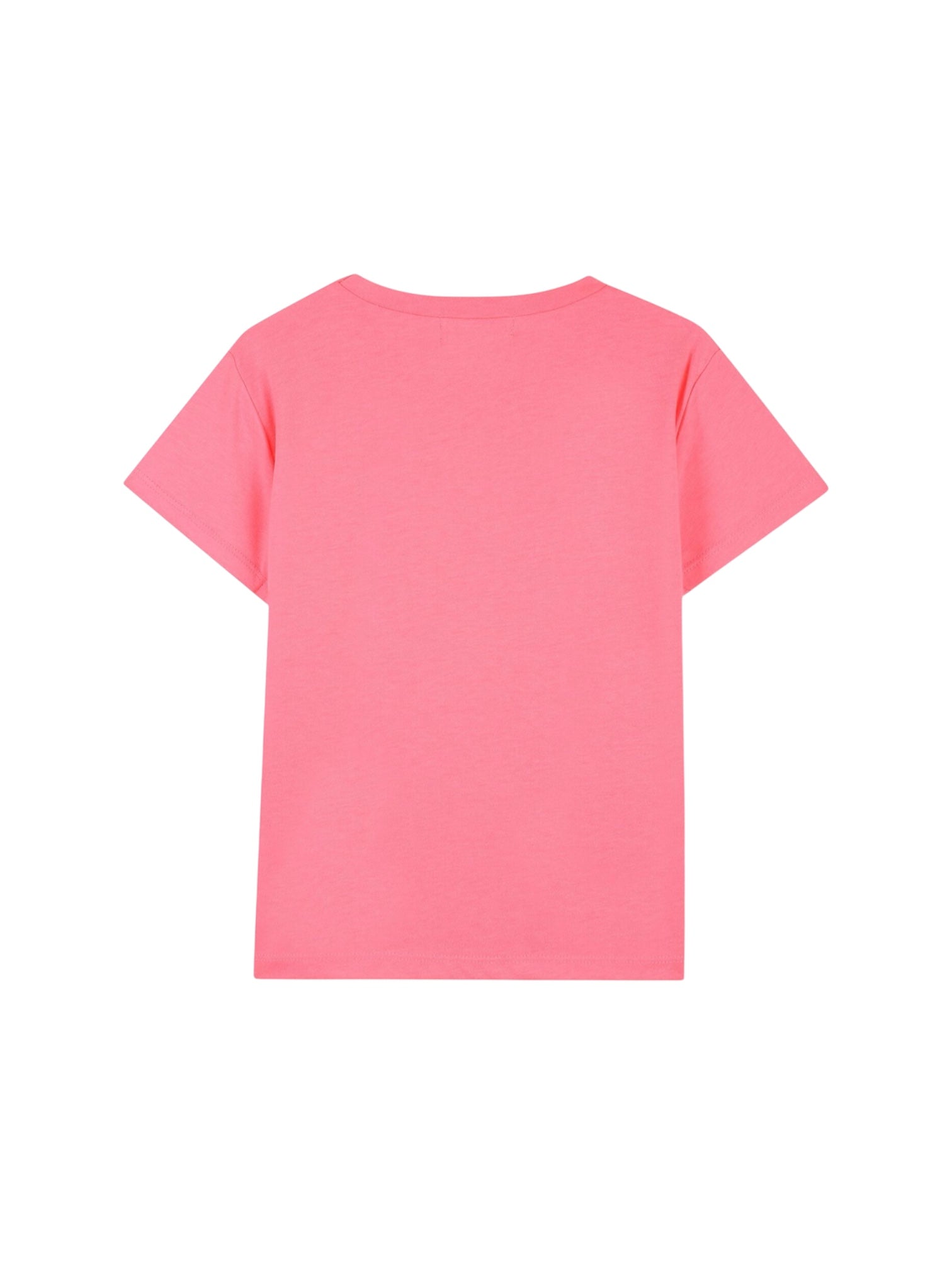 T-shirt fuxia con dettagli paillettes Billieblush