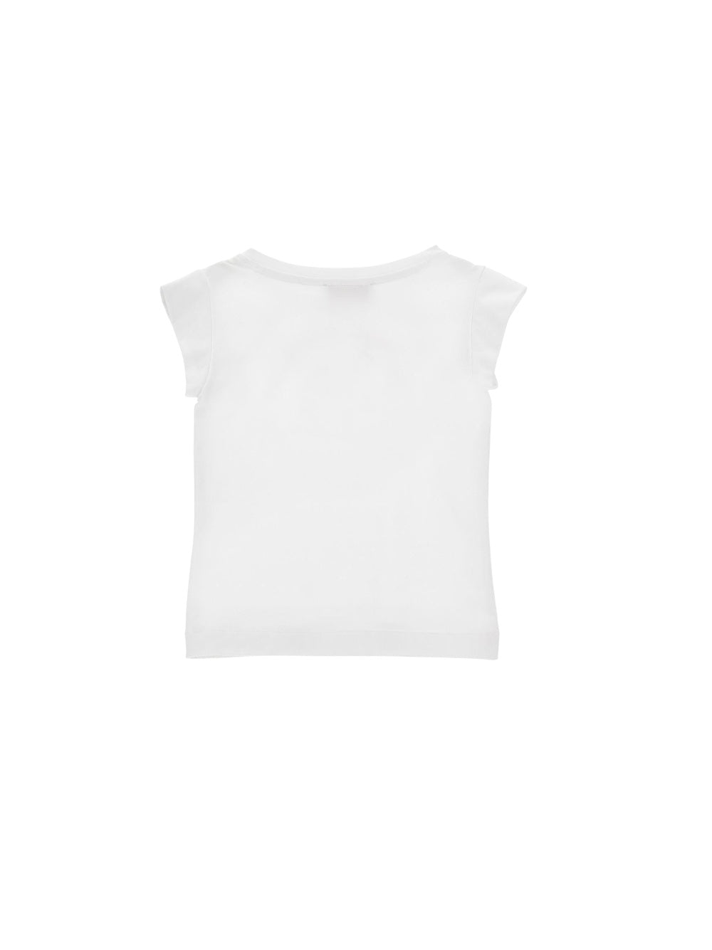 T-shirt bianca con con stampa Hello Kitty Monnalisa