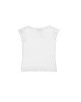 T-shirt bianca con con stampa Hello Kitty Monnalisa