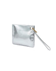 Borsello argento con stampa logo Sundek