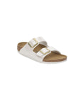 Sandali Arizona bianchi metallizzati Birkenstock
