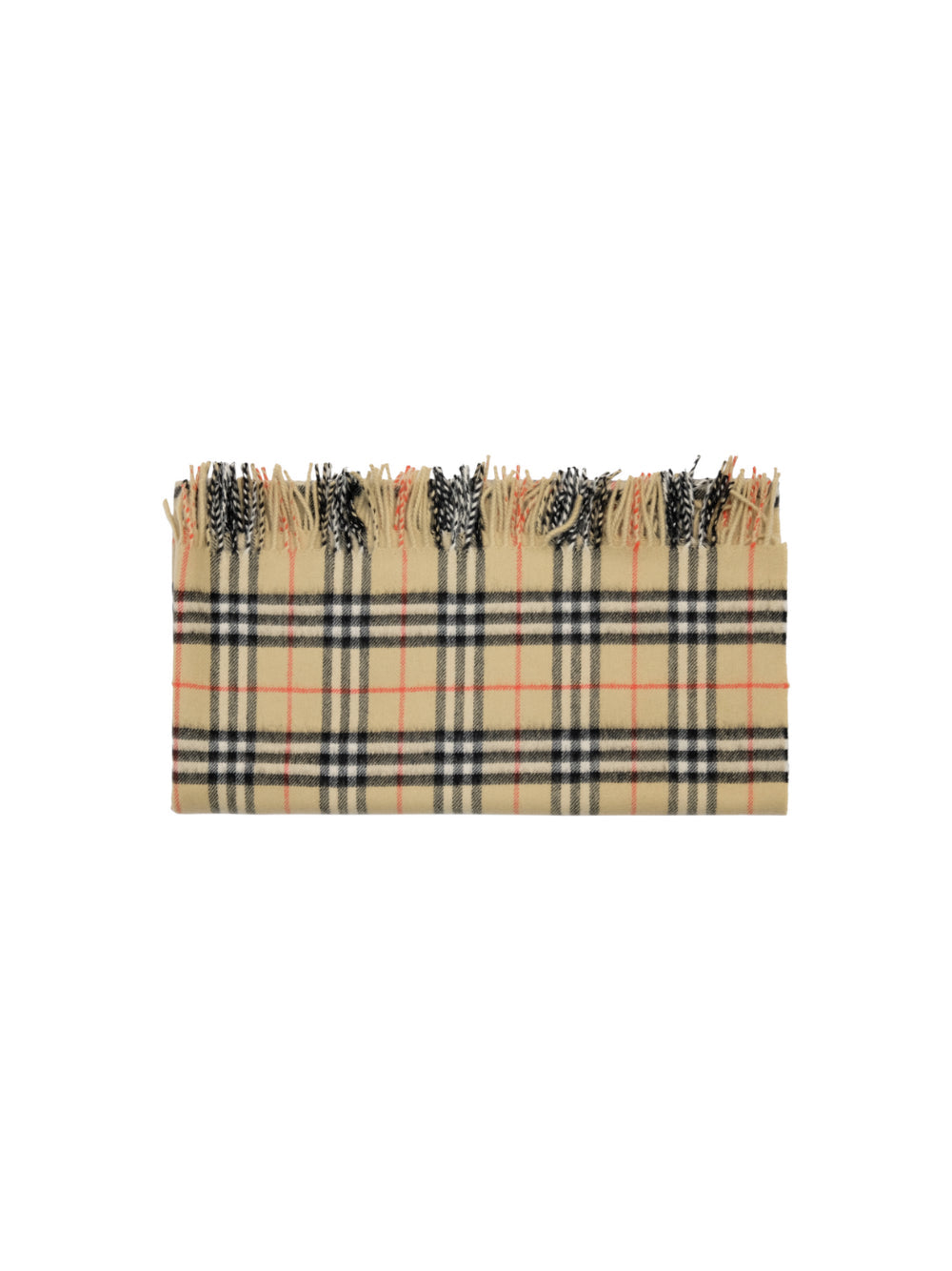 Coperta beige con fantasia check Burberry