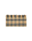 Coperta beige con fantasia check Burberry