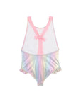 Costume multicolore con dettaglio fiocco Billieblush