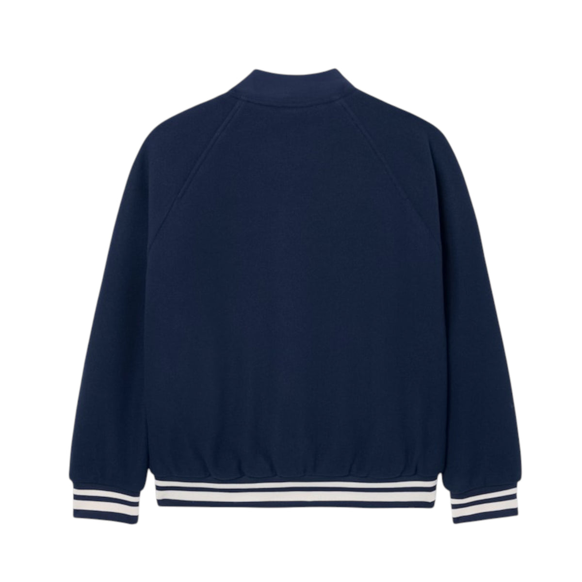 Giubbino collage blu con patch logo Lacoste