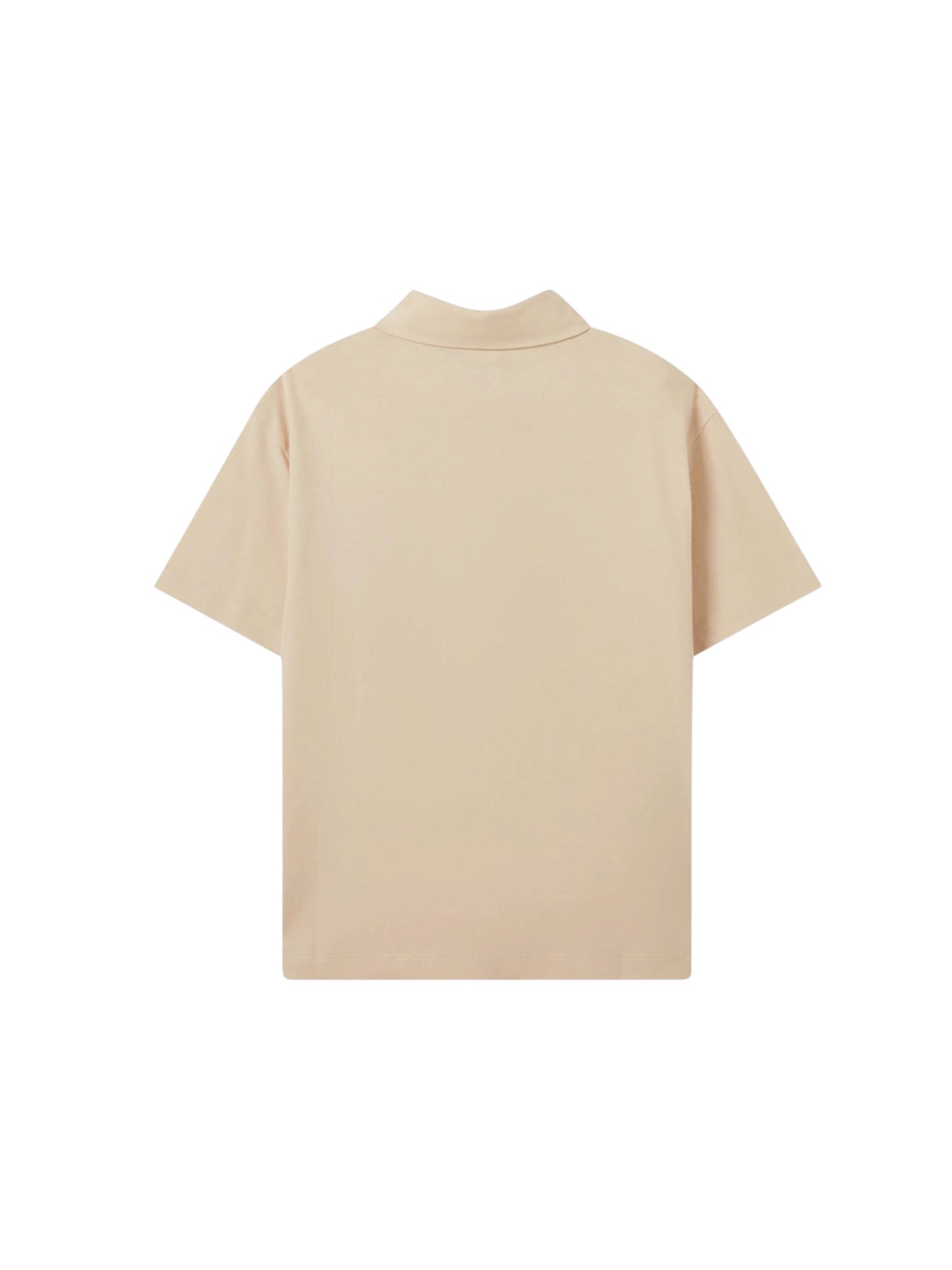 Polo beige con taschino logato Fendi