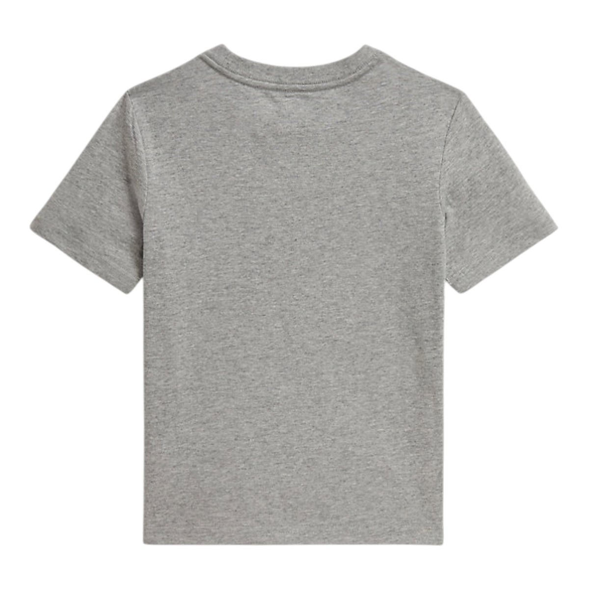 T-shirt grigia con stampa Ralph Lauren frontale