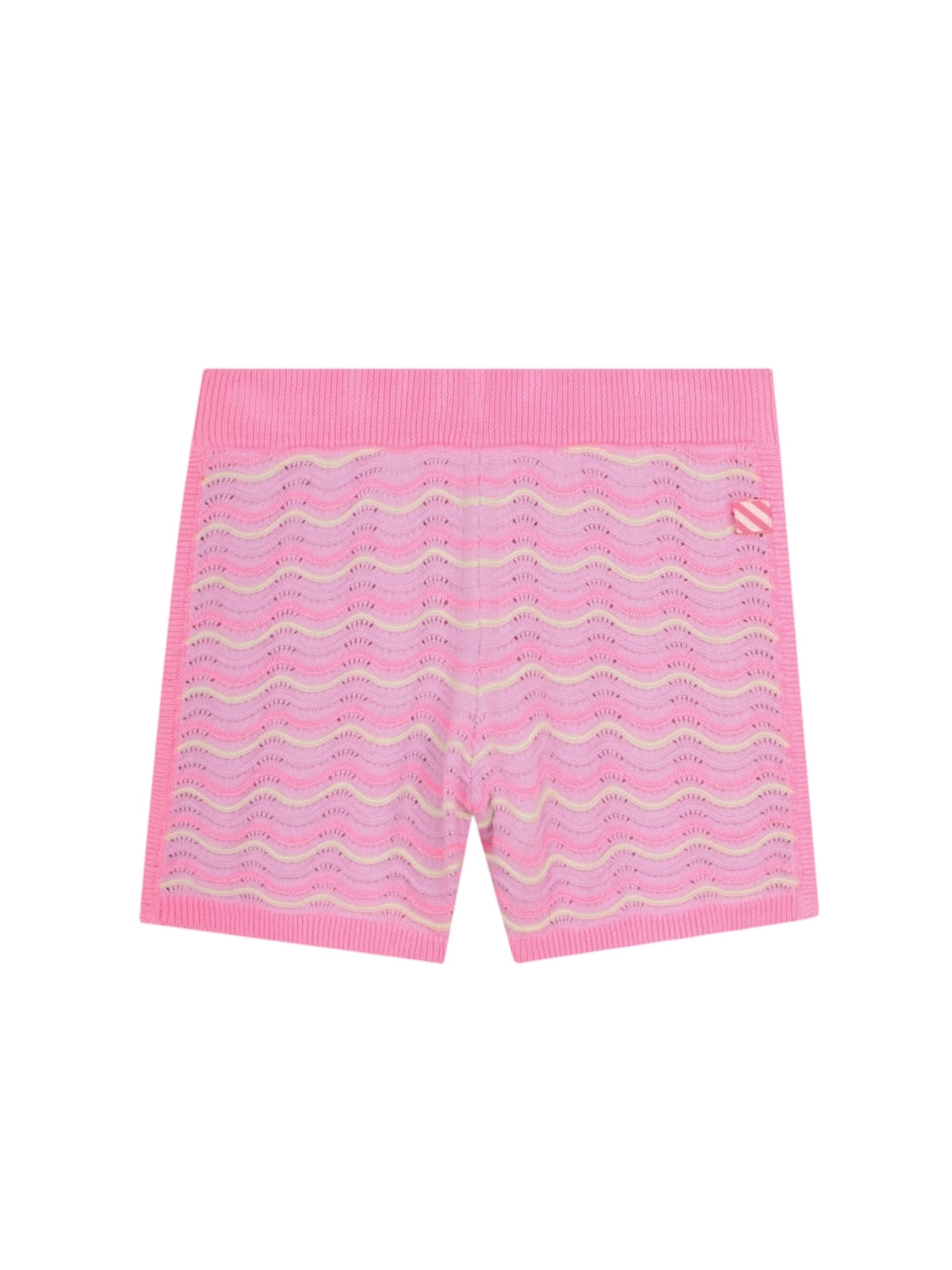 Pantaloncino in filo rosa Billieblush