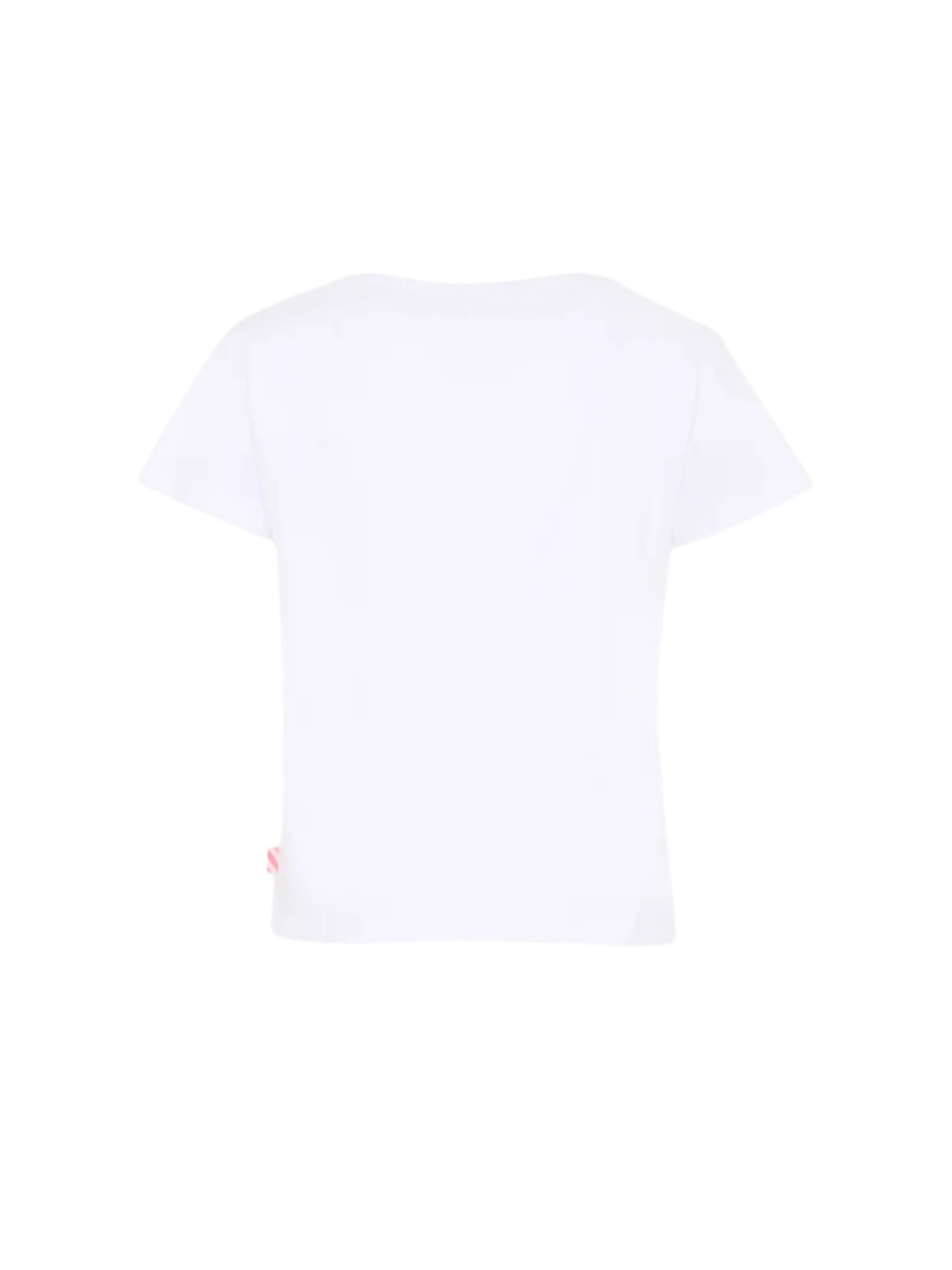 T-shirt bianca con stampa glitterata Billieblush
