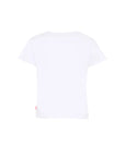 T-shirt bianca con stampa glitterata Billieblush