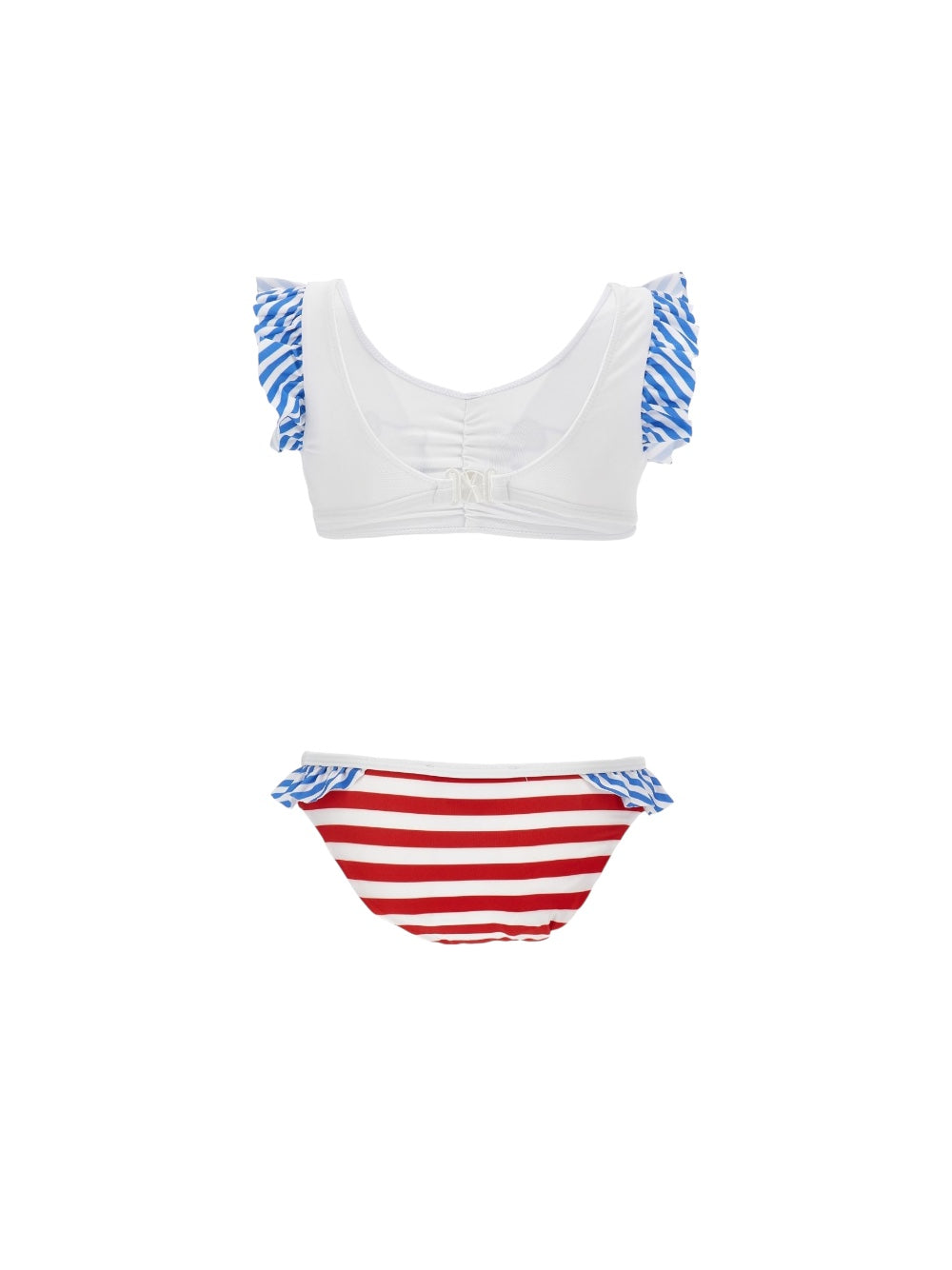 Costume bikini bianco con stampa Hello Kitty Monnalisa