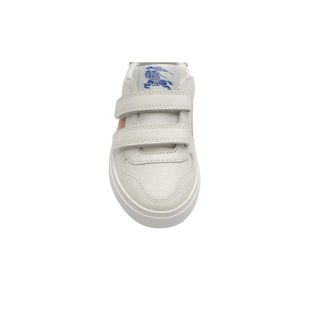 Scarpe bianche con dettagli check Burberry