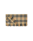 Coperta beige con fantasia check Burberry