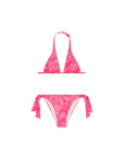Costume bikini fuxia con dettagli Sundek