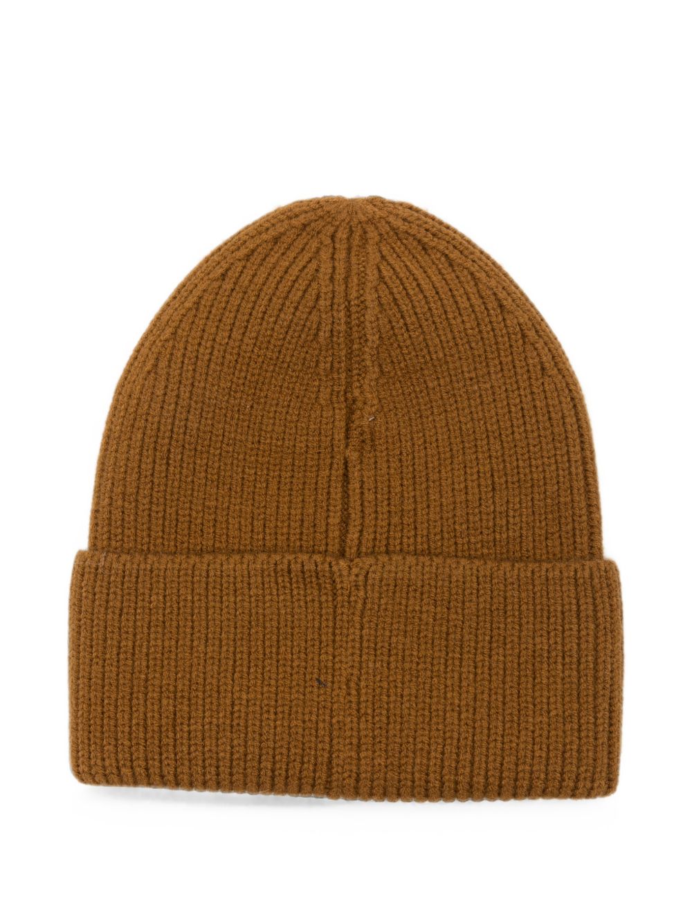Cappello marrone con logo Timberland cucito a contrasto blu