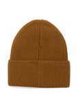 Cappello marrone con logo Timberland cucito a contrasto blu