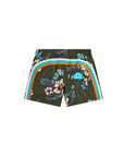 Costume verde con stampa floreale Sundek