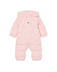 Eschimo rosa con patch logo Lacoste frontale