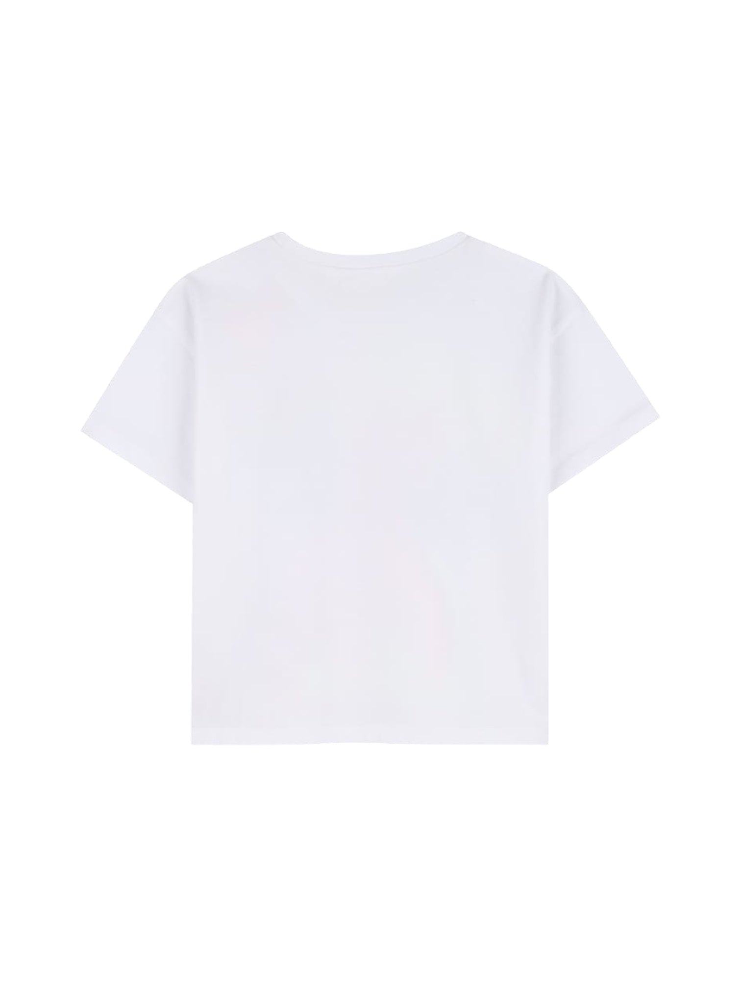 T-shirt bianca con stampa con fenicottero Billieblush