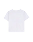 T-shirt bianca con stampa con fenicottero Billieblush