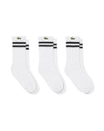 Set 3 paia di calzini bianchi con dettagli logo Lacoste