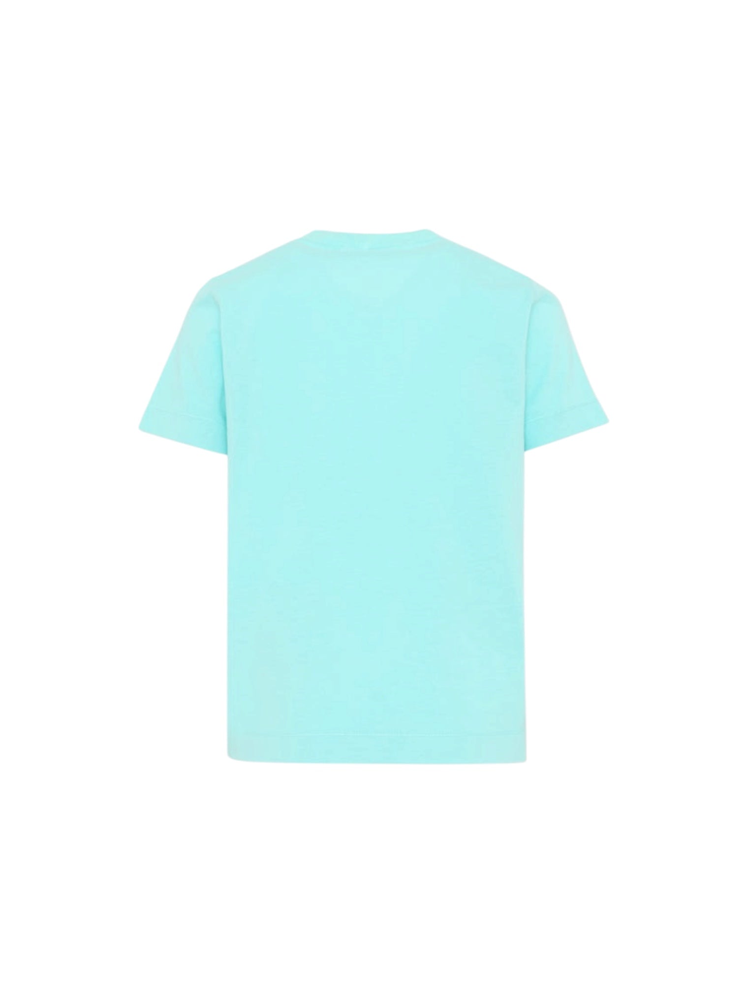 T-shirt verde acqua con dettaglio logo Stone Island