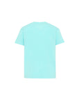 T-shirt verde acqua con dettaglio logo Stone Island
