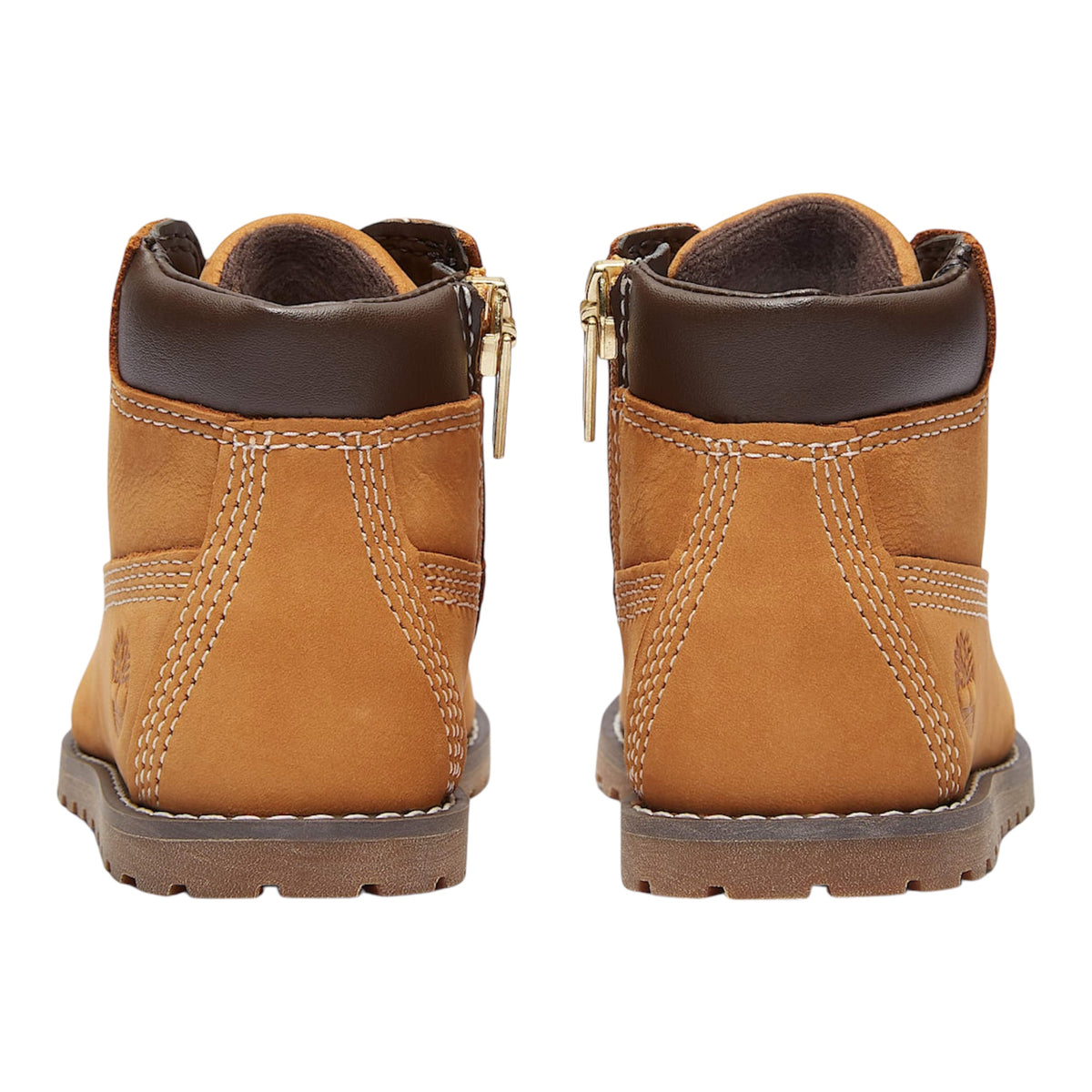 Stivali beige con logo Timberland laterale