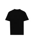 T-shirt nera con stampa logo Palm Angels