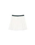 Gonna bianca con dettagli logo Lacoste