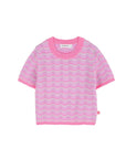 Maglia in filo rosa Billieblush
