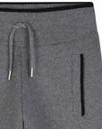 Pantalone grigio con logo Chloè cucito a contrasto