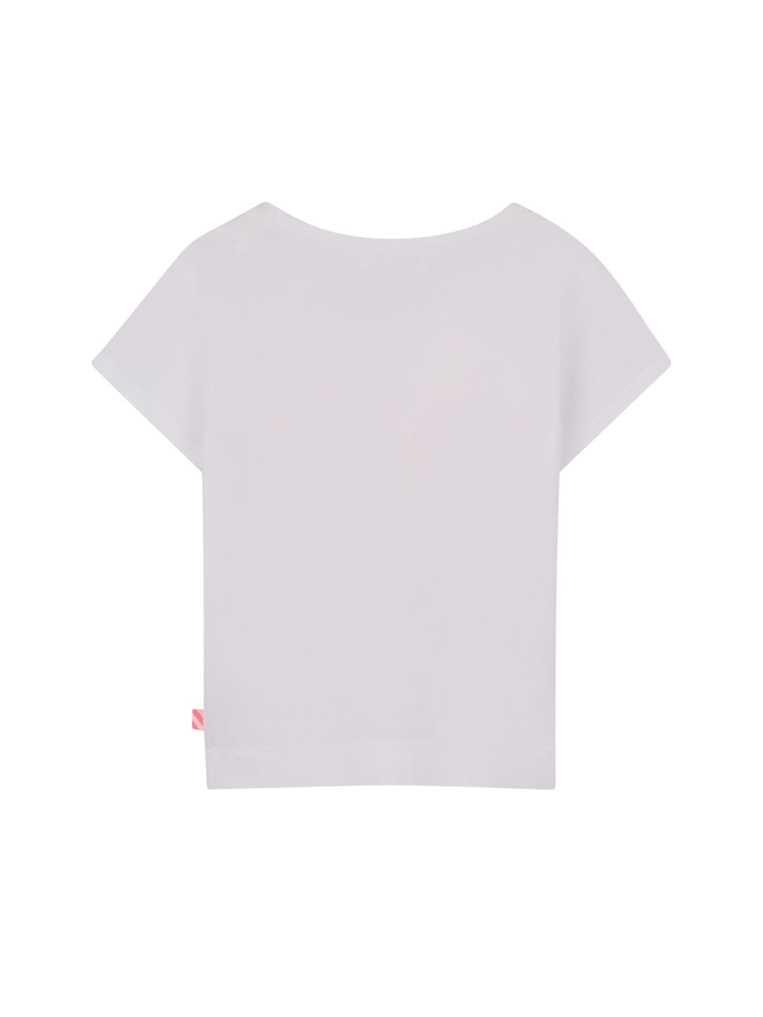 T-shirt cropped bianca con dettaglio stampato Billieblush