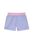 Pantaloncino lilla con stampa Billieblush