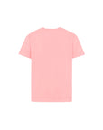 T-shirt rosa con dettaglio logo Stone Island