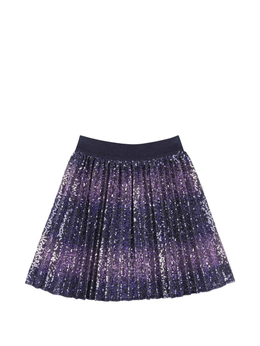 Gonna blu con paillettes Billieblush